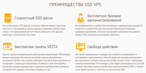 Преимущества SSD VPS от friendhosting.net