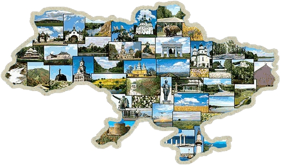 карта туризма Украины