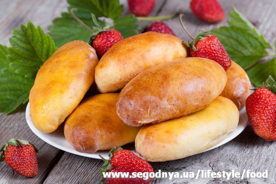 пирожки с клубникой на segodnya.ua/food